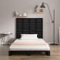 vidaXL Wand-Kopfteil Schwarz 141x3x91,5 cm Massivholz Kiefer vidaXL Wand-Kopfteil Schwarz 141x3x91,5 cm Massivholz Kiefer