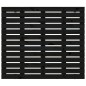 vidaXL Wand-Kopfteil Schwarz 141x3x91,5 cm Massivholz Kiefer vidaXL Wand-Kopfteil Schwarz 141x3x91,5 cm Massivholz Kiefer