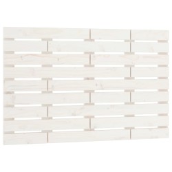 vidaXL Wand-Kopfteil Weiß 106x3x63 cm Massivholz Kiefer