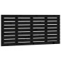 vidaXL Wand-Kopfteil Schwarz 156x3x63 cm Massivholz Kiefer vidaXL Wand-Kopfteil Schwarz 156x3x63 cm Massivholz Kiefer