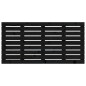 vidaXL Wand-Kopfteil Schwarz 156x3x63 cm Massivholz Kiefer vidaXL Wand-Kopfteil Schwarz 156x3x63 cm Massivholz Kiefer