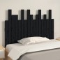 vidaXL Wand-Kopfteil Schwarz 108x3x80 cm Massivholz Kiefer vidaXL Wand-Kopfteil Schwarz 108x3x80 cm Massivholz Kiefer