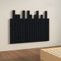vidaXL Wand-Kopfteil Schwarz 108x3x80 cm Massivholz Kiefer vidaXL Wand-Kopfteil Schwarz 108x3x80 cm Massivholz Kiefer