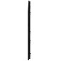 vidaXL Wand-Kopfteil Schwarz 159,5x3x60 cm Massivholz Kiefer
