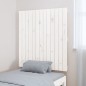 vidaXL Wand-Kopfteil Weiß 82,5x3x90 cm Massivholz Kiefer