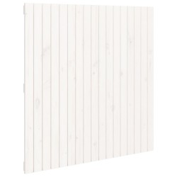vidaXL Wand-Kopfteil Weiß 108x3x110 cm Massivholz Kiefer