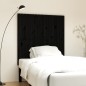 vidaXL Wand-Kopfteil Schwarz 108x3x110 cm Massivholz Kiefer vidaXL Wand-Kopfteil Schwarz 108x3x110 cm Massivholz Kiefer