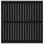 vidaXL Wand-Kopfteil Schwarz 108x3x110 cm Massivholz Kiefer vidaXL Wand-Kopfteil Schwarz 108x3x110 cm Massivholz Kiefer