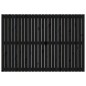 vidaXL Wand-Kopfteil Schwarz 159,5x3x110 cm Massivholz Kiefer