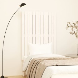 vidaXL Wand-Kopfteil Weiß 82,5x3x110 cm Massivholz Kiefer