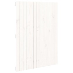 vidaXL Wand-Kopfteil Weiß 82,5x3x110 cm Massivholz Kiefer