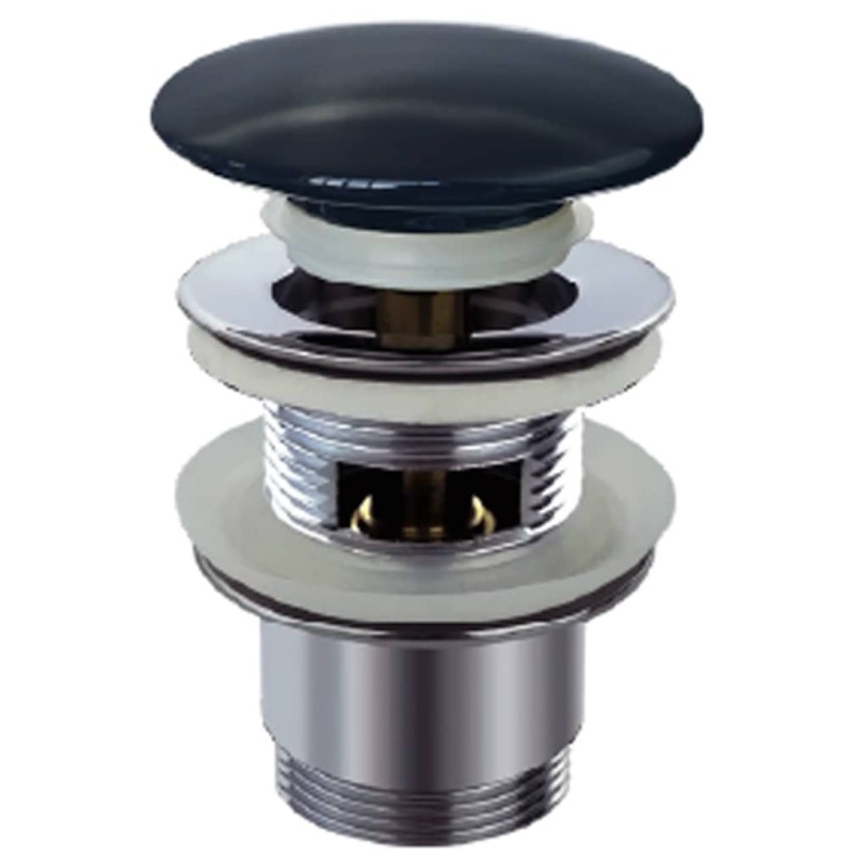 SCHÜTTE Designer-Ablaufgarnitur 1¼"x65 mm Schwarz SCHÜTTE Designer-Ablaufgarnitur 1¼"x65 mm Schwarz