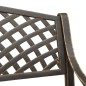 vidaXL Gartenbank 102 cm Aluminiumguss Bronzen vidaXL Gartenbank 102 cm Aluminiumguss Bronzen
