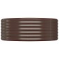 vidaXL Hochbeet Pulverbeschichteter Stahl 322x100x36 cm Braun vidaXL Hochbeet Pulverbeschichteter Stahl 322x100x36 cm Braun