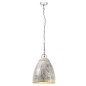 vidaXL Hängelampe Industriestil 25 W Silbern Rund 32 cm E27 vidaXL Hängelampe Industriestil 25 W Silbern Rund 32 cm E27