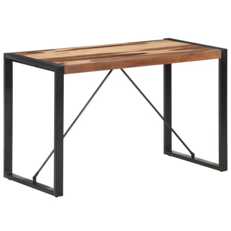 vidaXL Esstisch 120x60x75 cm Massivholz mit Palisander-Finish