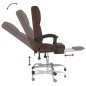 vidaXL Bürostuhl mit Massagefunktion Braun Kunstleder vidaXL Bürostuhl mit Massagefunktion Braun Kunstleder