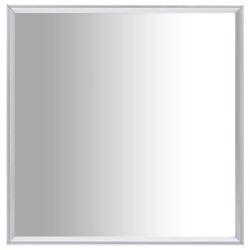 vidaXL Spiegel Silbern 70x70 cm