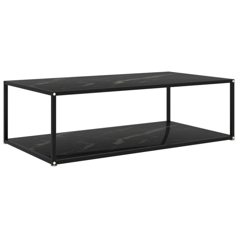 vidaXL Couchtisch Schwarz 120x60x35 cm Hartglas vidaXL Couchtisch Schwarz 120x60x35 cm Hartglas