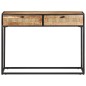 vidaXL Konsolentisch 100x35x75 cm Raues Mangoholz und Rohrgeflecht vidaXL Konsolentisch 100x35x75 cm Raues Mangoholz und Rohrgeflecht