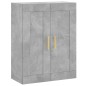 Wandschränke 2 Stk. Betongrau Holzwerkstoff Wandschränke 2 Stk. Betongrau Holzwerkstoff