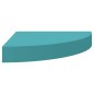 vidaXL Eck-Wandregal Blau 35x35x3,8 cm MDF vidaXL Eck-Wandregal Blau 35x35x3,8 cm MDF