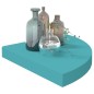 vidaXL Eck-Wandregal Blau 35x35x3,8 cm MDF vidaXL Eck-Wandregal Blau 35x35x3,8 cm MDF