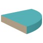 vidaXL Eck-Wandregal Blau 35x35x3,8 cm MDF vidaXL Eck-Wandregal Blau 35x35x3,8 cm MDF