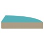 vidaXL Eck-Wandregal Blau 35x35x3,8 cm MDF vidaXL Eck-Wandregal Blau 35x35x3,8 cm MDF