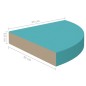 vidaXL Eck-Wandregal Blau 35x35x3,8 cm MDF vidaXL Eck-Wandregal Blau 35x35x3,8 cm MDF