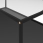 vidaXL Couchtisch Transparent und Schwarz 120x60x35 cm Hartglas vidaXL Couchtisch Transparent und Schwarz 120x60x35 cm Hartglas