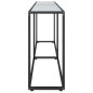 vidaXL Konsolentisch Weiß Marmor-Optik 220x35x75,5 cm Hartglas vidaXL Konsolentisch Weiß Marmor-Optik 220x35x75,5 cm Hartglas