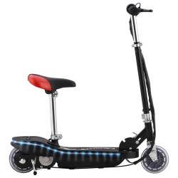 vidaXL E-Scooter mit Sitz und LED 120 W Schwarz
