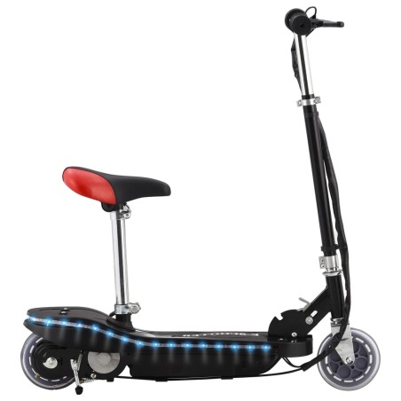 vidaXL E-Scooter mit Sitz und LED 120 W Schwarz