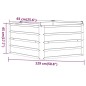 vidaXL Hochbeet Rostig 129x129x45 cm Cortenstahl vidaXL Hochbeet Rostig 129x129x45 cm Cortenstahl