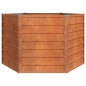 vidaXL Hochbeet Rostig 129x129x77 cm Cortenstahl vidaXL Hochbeet Rostig 129x129x77 cm Cortenstahl