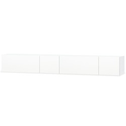 vidaXL TV-Schränke 2 Stk. Holzwerkstoff 120x40x34 cm Hochglanz Weiß