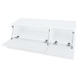 vidaXL TV-Schränke 2 Stk. Holzwerkstoff 120x40x34 cm Hochglanz Weiß vidaXL TV-Schränke 2 Stk. Holzwerkstoff 120x40x34 cm Hochglanz Weiß