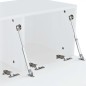 vidaXL TV-Schränke 2 Stk. Holzwerkstoff 120x40x34 cm Hochglanz Weiß vidaXL TV-Schränke 2 Stk. Holzwerkstoff 120x40x34 cm Hochglanz Weiß