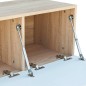 vidaXL TV-Schränke 2 Stk. 120x40x34cm Hochglanz-Weiß Eiche vidaXL TV-Schränke 2 Stk. 120x40x34cm Hochglanz-Weiß Eiche