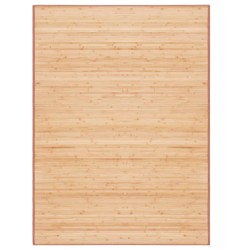 vidaXL Teppich Bambus 160x230 cm Braun