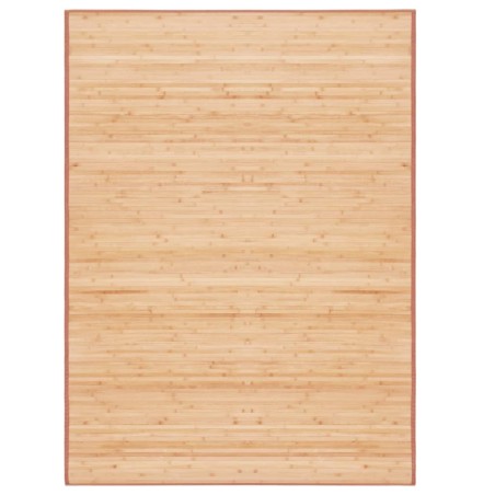 vidaXL Teppich Bambus 160x230 cm Braun