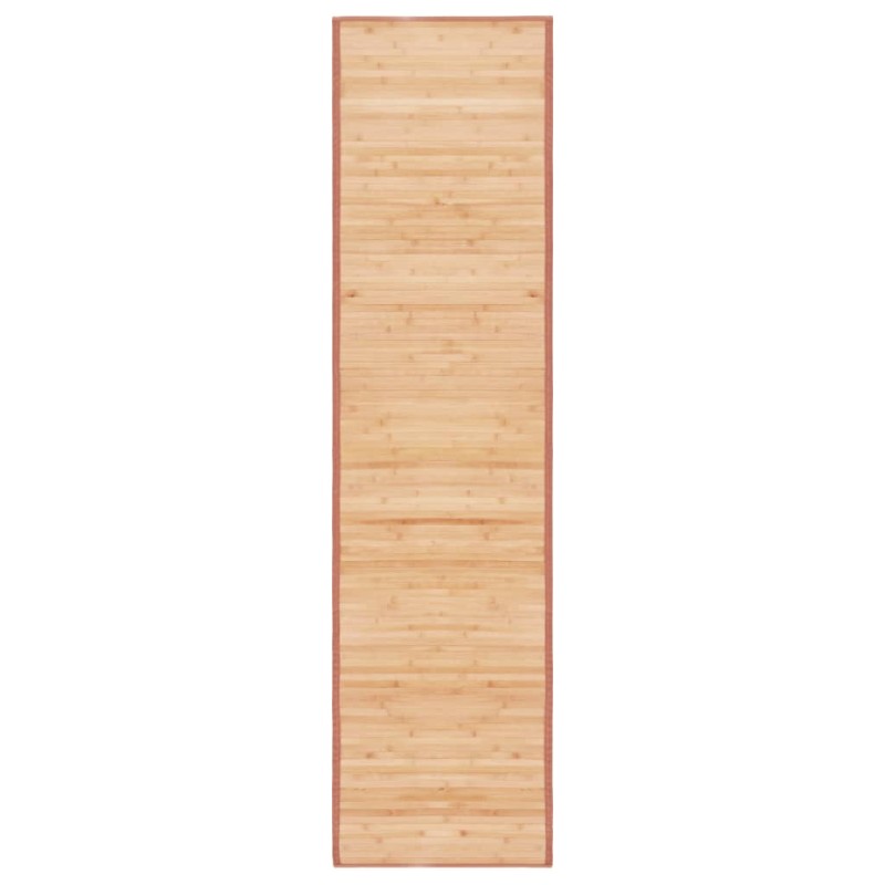 vidaXL Teppich Bambus 80x300 cm Braun vidaXL Teppich Bambus 80x300 cm Braun