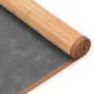 vidaXL Teppich Bambus 80x300 cm Braun vidaXL Teppich Bambus 80x300 cm Braun