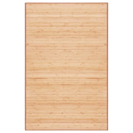 vidaXL Teppich Bambus 100x160 cm Braun
