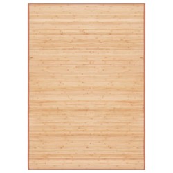 vidaXL Teppich Bambus 120x180 cm Braun