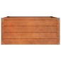 vidaXL Hochbeet Rostig 100x100x45 cm Cortenstahl vidaXL Hochbeet Rostig 100x100x45 cm Cortenstahl