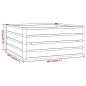 vidaXL Hochbeet Rostig 100x100x45 cm Cortenstahl vidaXL Hochbeet Rostig 100x100x45 cm Cortenstahl