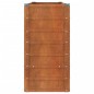 vidaXL Hochbeet Rostig 160x40x77 cm Cortenstahl vidaXL Hochbeet Rostig 160x40x77 cm Cortenstahl