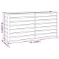 vidaXL Hochbeet Rostig 160x40x77 cm Cortenstahl vidaXL Hochbeet Rostig 160x40x77 cm Cortenstahl